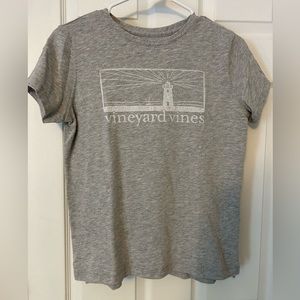 Vineyard vines grey boyfriend tee